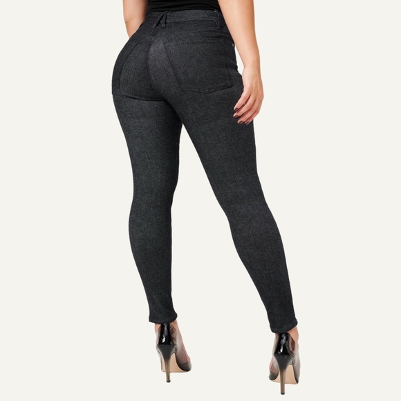 Good American x Calik Denim Always Fits Good Legs Skinny Jeans Size 14-18 New - Picture 11 of 13